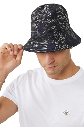 قبعة باكيت منسوجة جاكار
